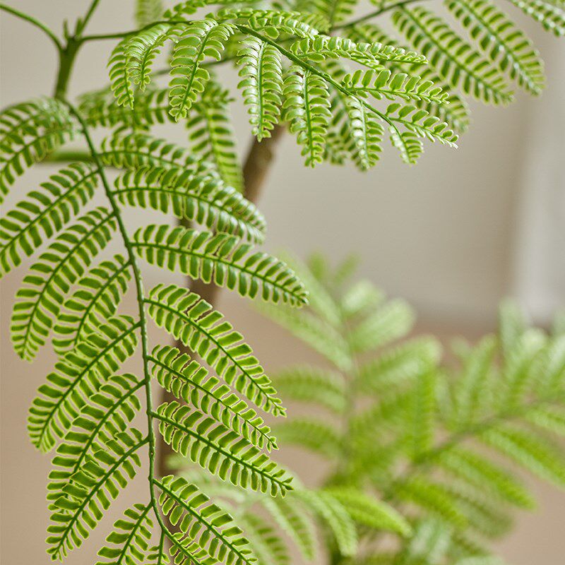 蓝花楹仿真绿植高端轻奢盆栽仿生植物室内客厅北欧风装饰摆件假树
