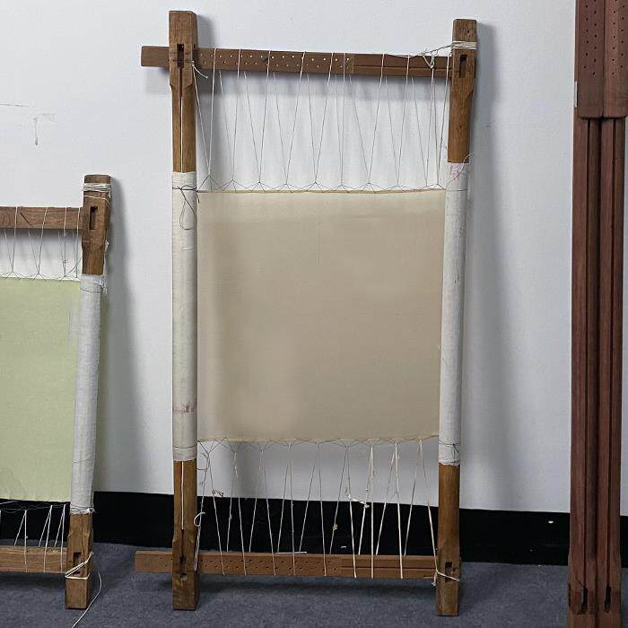 苏绣刺绣十字绣手工diy实木专用绣绷绣架送绷线 线绷布钉子卡条