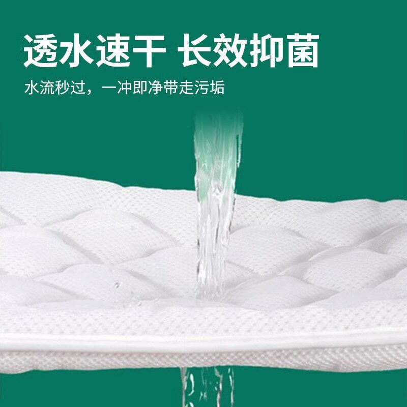 4D浴缸防滑垫带枕头泡澡垫子护颈防摔不吸水环保加厚靠垫浴缸坐垫