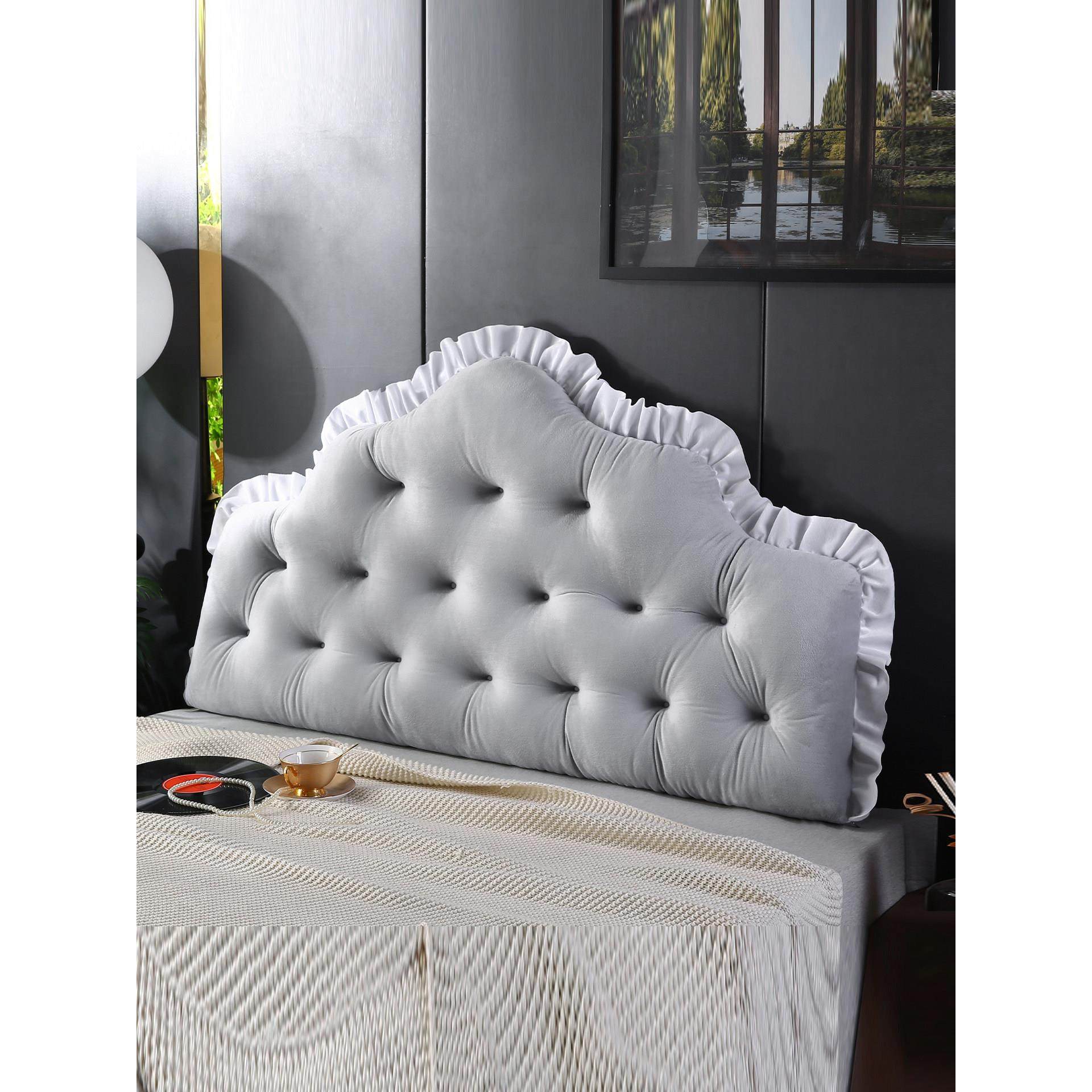 ins风靠枕床头防撞软垫卧室床上靠垫加高榻榻米靠背飘窗软包绑带,居家布艺,床头靠垫,淘宝优惠券,粉丝福利购,淘宝优惠卷