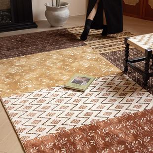 柿子生活小肆季 中古卧室客厅衣帽间床边 地毯复古多彩烂漫法式