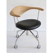 极简电脑椅办公椅 书椅 Swivel 意式 Hans PP502 Chair Wegner