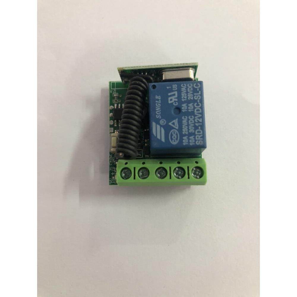 门禁遥控开锁模块12V单路无线远程开门点动接收器模块