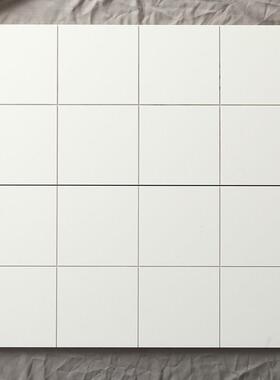 采购产品柔光厨房墙砖300X600斯堪的纳维亚全陶瓷小白色瓷砖开槽