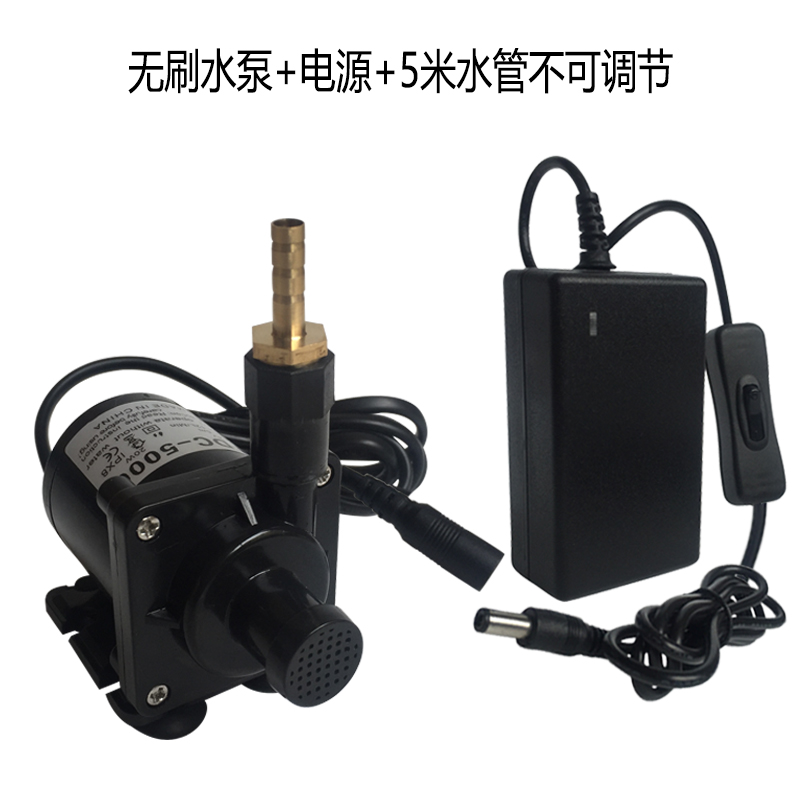 12v伏微型直流潜水泵钻机专用小抽打孔机迷你可调电动220v高扬程