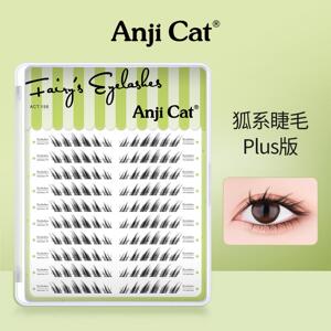 anjicat狐系睫毛斜飞款新中式清冷风自嫁接假睫毛PLUS款大盒装