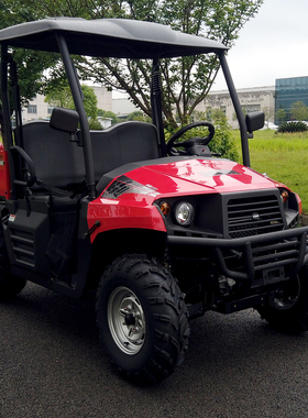 四轮摩托车山地大型燃汽油400UTV沙滩越野四驱全地形多功能农夫车