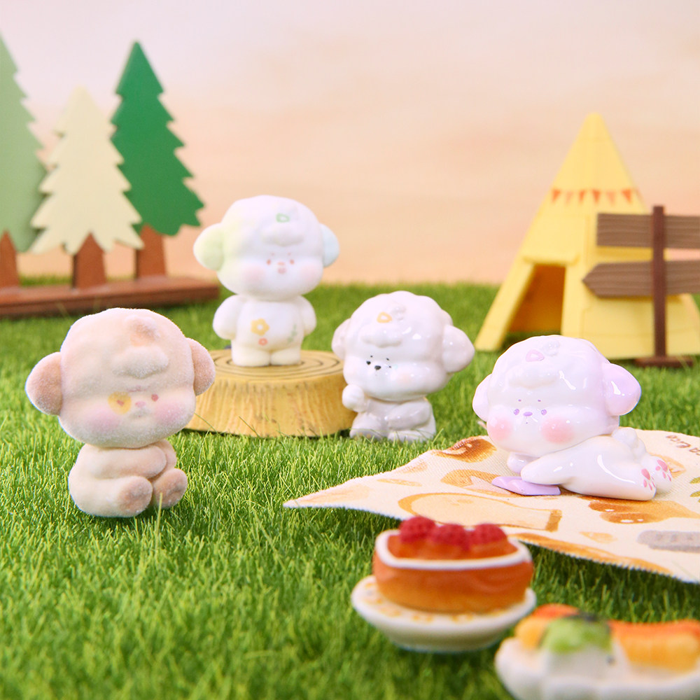 放肆生长潮玩毛吉森友记系列萌粒潮玩摆件盲袋手办礼物