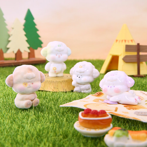 放肆生长潮玩毛吉森友记系列萌粒潮玩摆件盲袋手办礼物