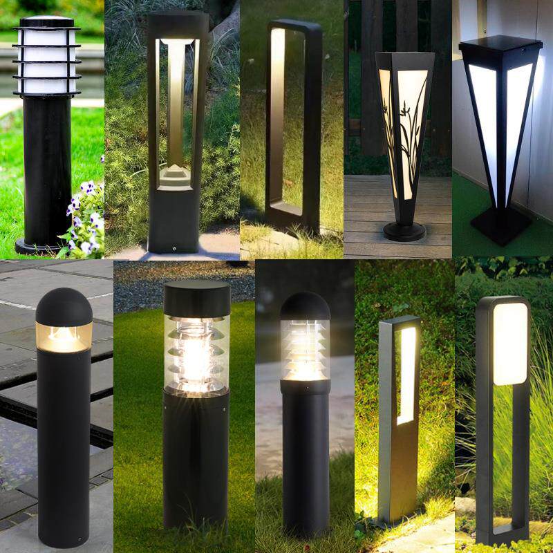 新款时尚草坪灯防雨led景观灯市电220v装饰防水庭院灯插地0.6米