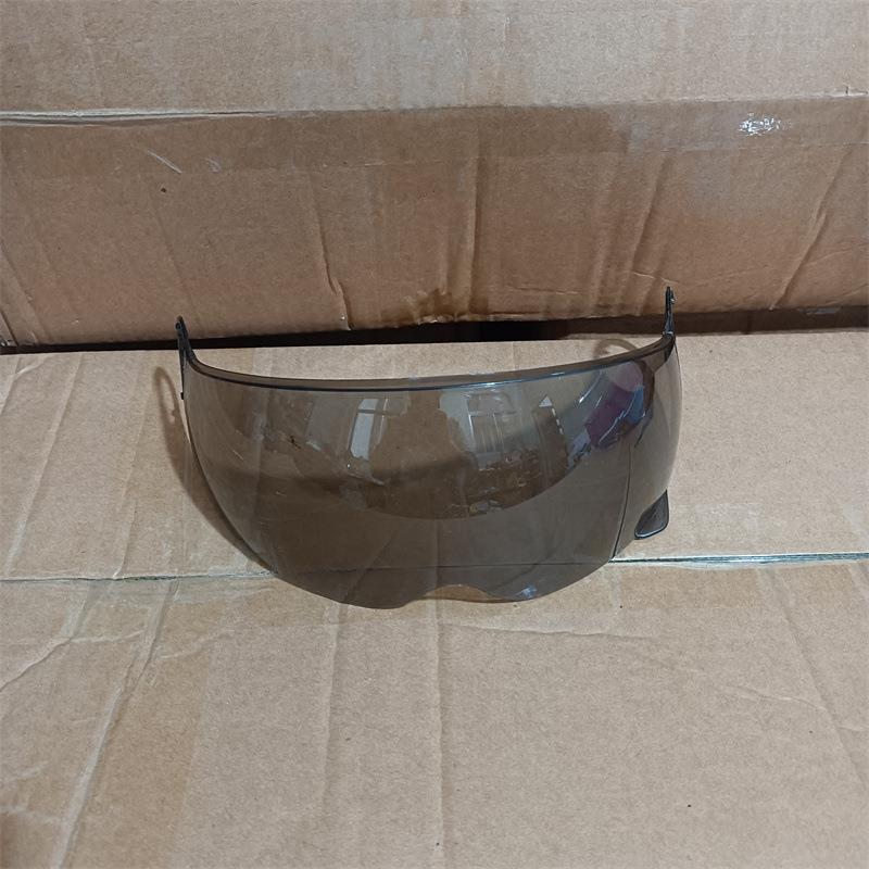 电动车儿童头盔配件防晒防雾透明高清挡风镜片安全帽防风面罩