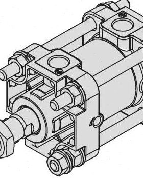 JUFAN君帆气缸ASC/ASCD-G/H-SD-40/50/63*25/50/75/100/125/150ST