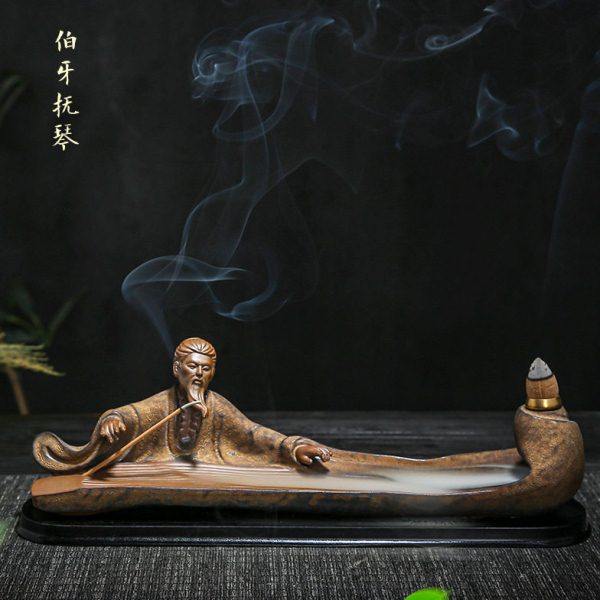 家用室内知音线香香插倒流香炉陶瓷工艺品茶道香道回流香薰炉摆件,家居饰品,香托/香盘/香座/香插,淘宝优惠券,粉丝福利购,淘宝优惠卷