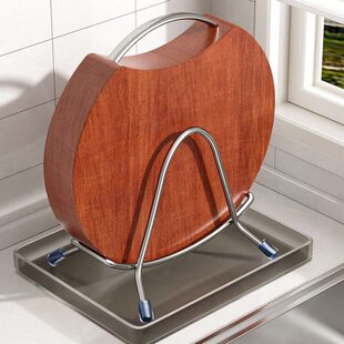 锅盖大号加厚粘板厨房放置置物架不锈钢菜板架砧板器案板收纳神器