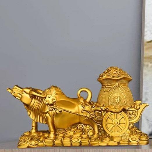 黄铜牛拉车摆件牛拉聚盆金蟾财袋牛生肖金牛家居公室桌装饰品,饰品/流行首饰/时尚饰品新,摆件,淘宝优惠券,粉丝福利购,淘宝优惠卷