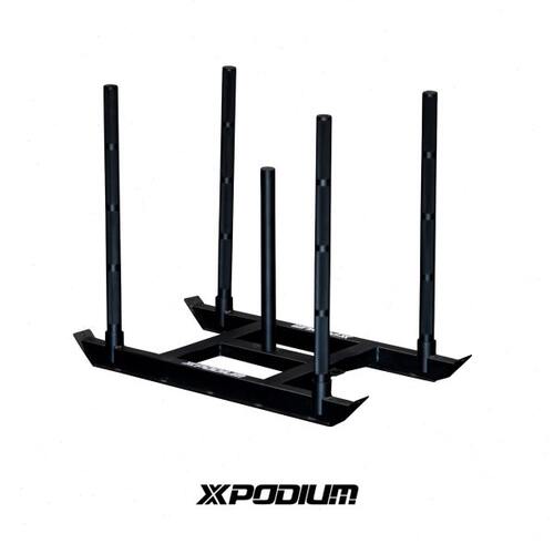 XPODIUM负重爆发力训练健身房推雪橇跑步负重阻力运动训练器材