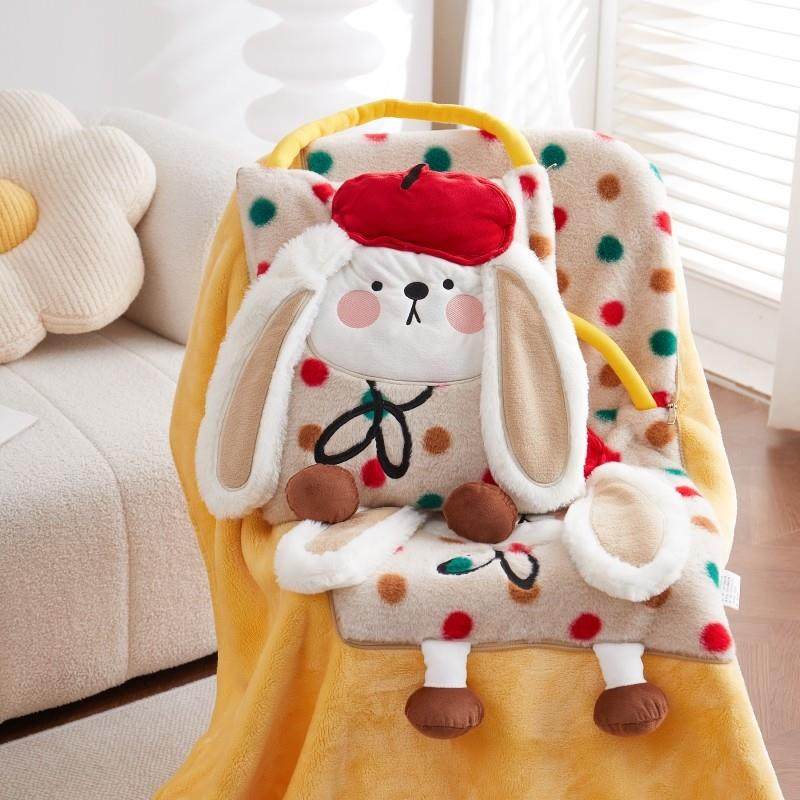两用抱枕毯子四季午睡汽车沙发办公室卡通可爱靠垫枕头毛毯午休枕,居家布艺,抱枕被,淘宝优惠券,粉丝福利购,淘宝优惠卷
