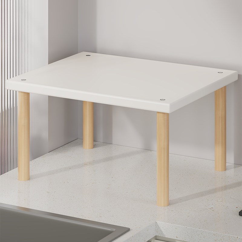 厨房微波炉置物架多功能台面烤箱架子家用电饭煲锅具多.层收纳支