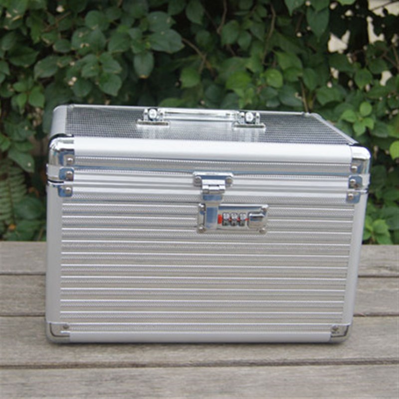 大容量铝b合金密码锁化妆箱纹绣工具箱美容美甲采耳足疗技师工具