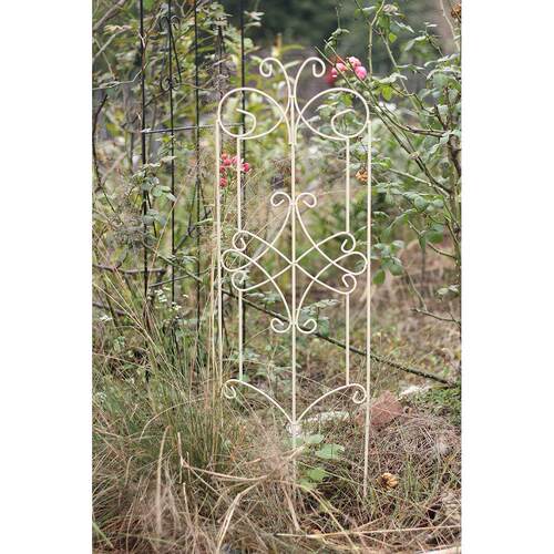 外贸铁艺几何图案小屏风爬藤架铁线 线莲花架园艺支架庭院花园装