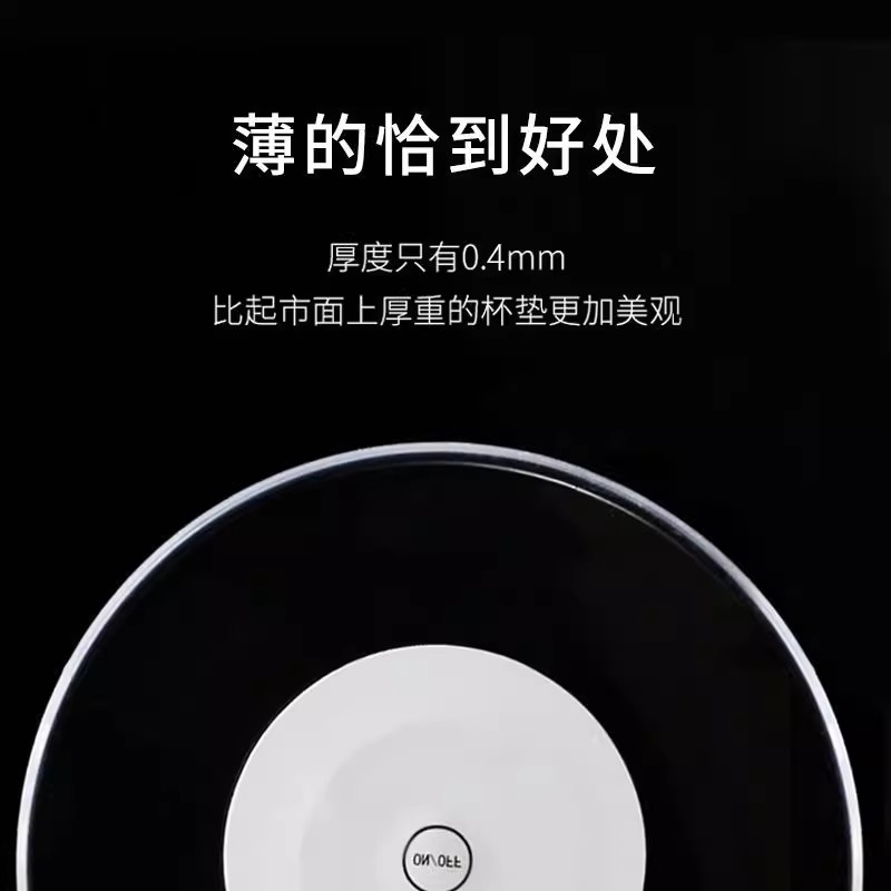 酒托灯氛围杯垫鸡尾酒底座灯垫调酒送人diy酒吧酒杯灯座酒垫图片