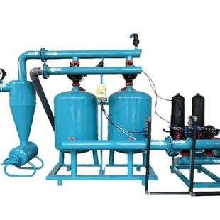 农用自动反冲洗过滤器 全自动砂石叠片过滤器 灌溉水处理 离心网式