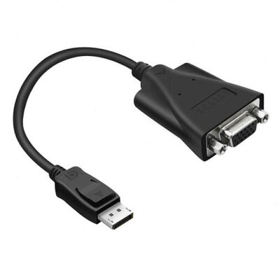 主动式Displayport转VGA母头转接线DP转VGA主动式多屏转换线