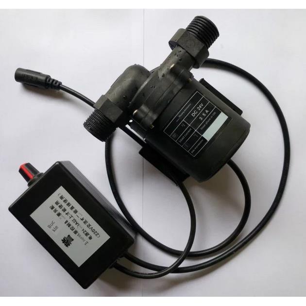 12V24V无刷直流耐高温静音太阳能电燃气热水器增压器循环浴泵
