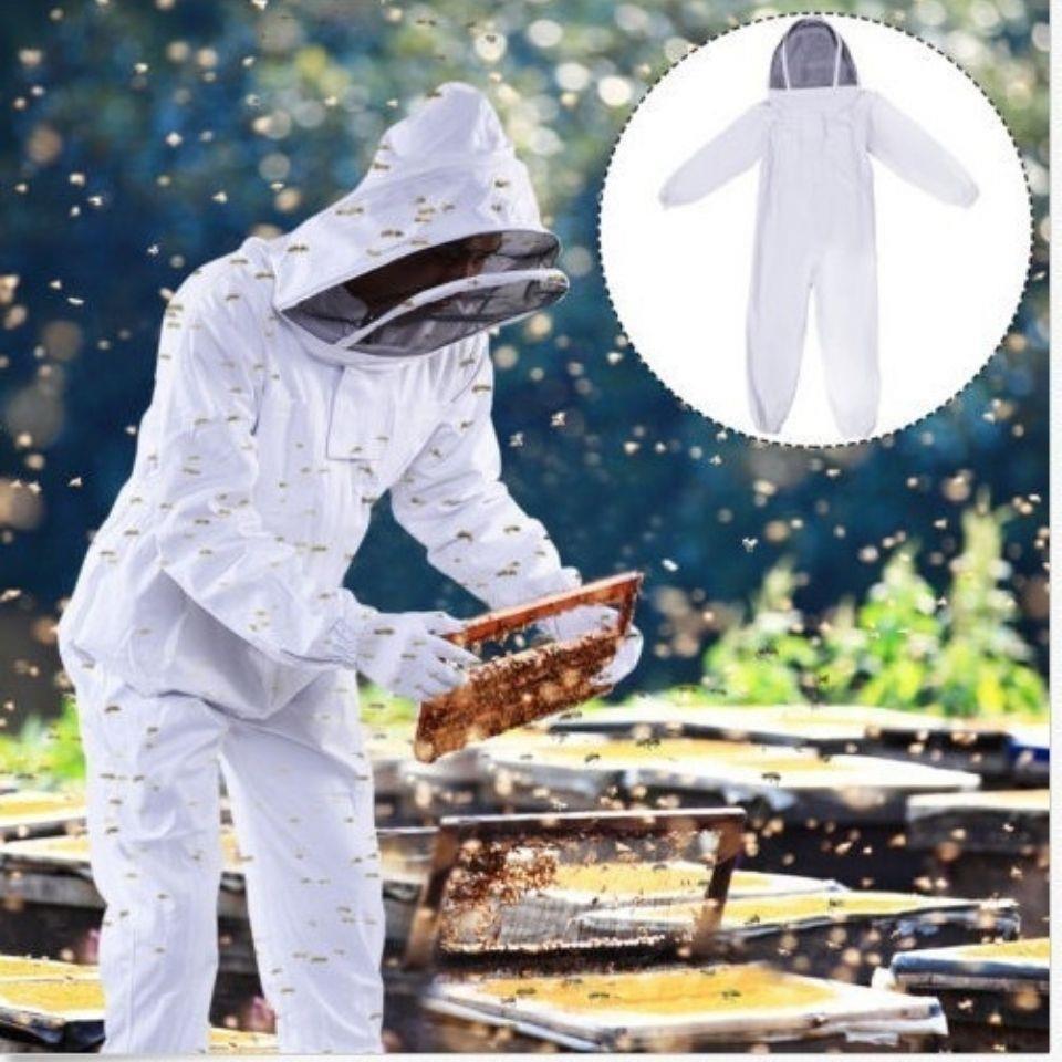 蜜蜂防护衣全套清爽透气散热连身养蜂防蜂防蛰专用全套蜜蜂防护衣