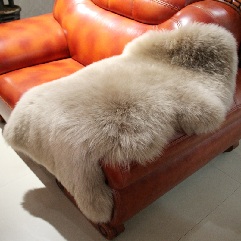 整张羊皮羊毛f沙发垫纯羊毛沙发垫羊毛地毯客厅羊毛飘窗垫羊毛皮