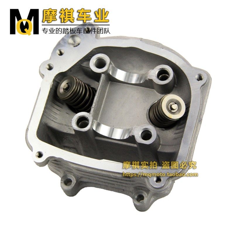 踏板车助力车GY6 125 150气门缸头总成欧二欧2二次补气国三气缸头