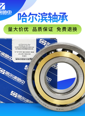 哈尔滨角接触球轴承7405 7406 7407 7408 7409 7410 7411 ACM高速