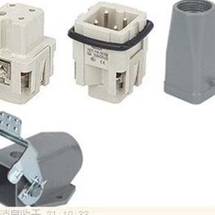 矩形插头座 003 4芯 重载连接器