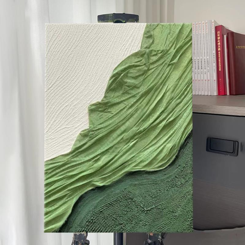 石膏绷带肌理画diy材料包手绘3D立体浮雕画石英砂丙烯高级装饰画图片