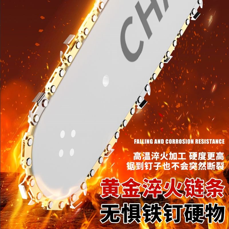 电锯家用锯柴小型手持伐木锯插电式220vH-48V电动切割木头电据锯