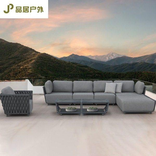 户外高端沙发茶几组合民宿家具别墅庭院花园室外防水休闲藤沙发,住宅家具,户外沙发,淘宝优惠券,粉丝福利购,淘宝优惠卷