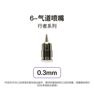 Gaahleri伽利略喷笔行者0.3喷嘴 & 0.5喷嘴