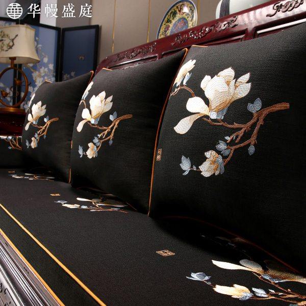 红木沙发坐垫中式复古沙发垫实木家具座垫罗汉床海绵垫子套罩定制,居家布艺,沙发垫,淘宝优惠券,粉丝福利购,淘宝优惠卷