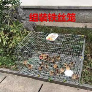 组装 鸽子笼兔笼养鹅笼鸡笼铁丝网片装 兔笼家用大号养殖笼鸟运输笼