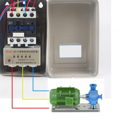 智能磁力启动器QCX2DF 1.5 2.2KW3 4 5.5 7.5 11 15电动机保护器