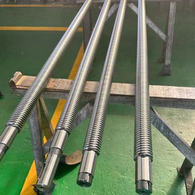 不锈钢升降梯形丝杆螺母T30-T600规格齐全20米大型梯形丝杠铜螺母