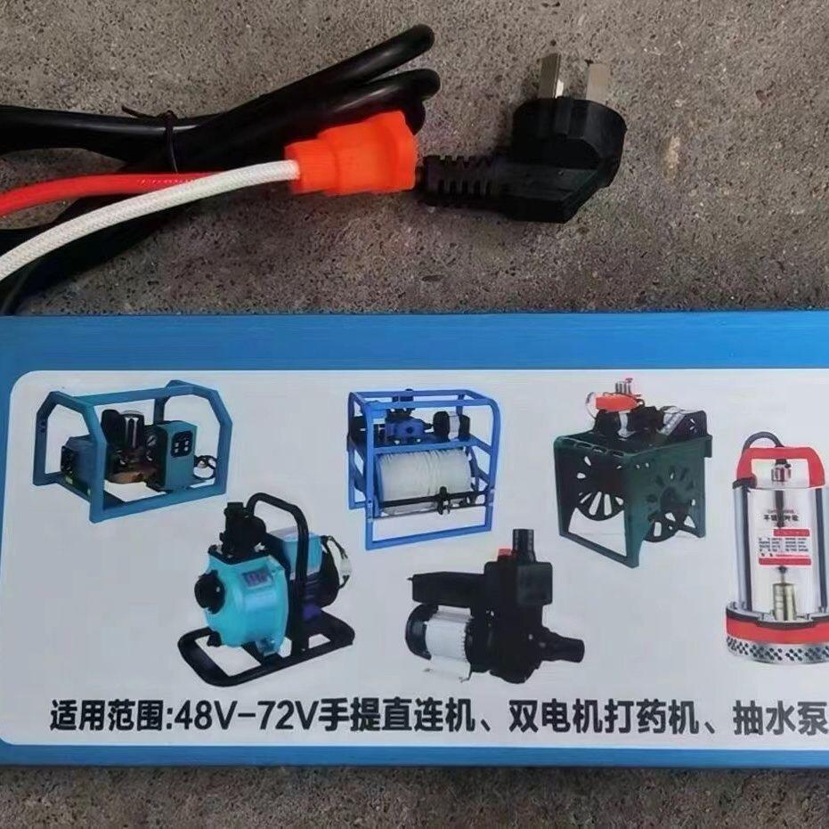 农用220v转48-60v转换电源直流电瓶电动车喷药机水泵转换器变压器