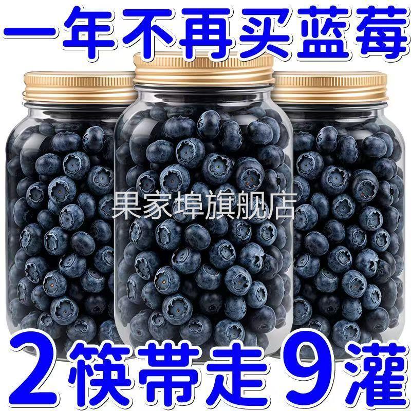 蓝莓干无糖无添加儿童孕妇代餐食品东北野生新鲜蓝梅干润喉糖