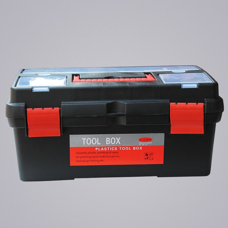 五金工具箱水粉丙烯国画美术绘画箱收纳箱骏龙多功能颜料箱509A