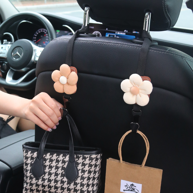 车载前排座椅挂钩汽车用多功能新款后排靠背收纳小挂勾车内饰用品