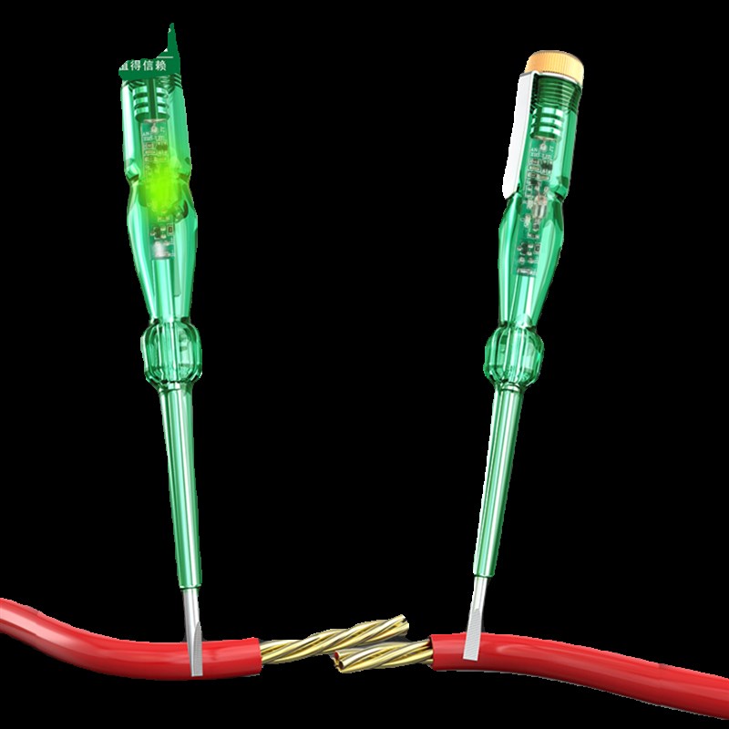 老A 电笔电工专用测断线高亮彩光试电笔多功能感应测电笔验电工具