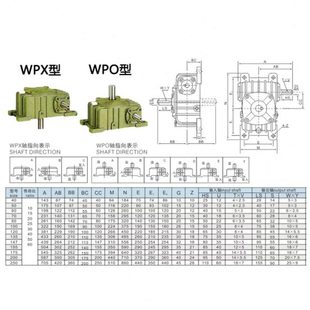 厂促wpo 涡轮蜗杆变速箱厂手动电机齿轮蜗轮速机 wpx卧式 小型速器