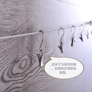 室内挂窗帘钢丝绳 长促窗帘拉帘铁丝 挂线窗帘夹挂道线拉绳阳台家