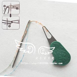 可乐工具 穿针器 日本进口CLOVER 毛线针 毛线缝针穿针器 252