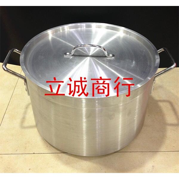 加厚铝桶 汤锅 不粘底粥煲 铝高锅 铝汁锅卤水桶 商用兰州拉面桶